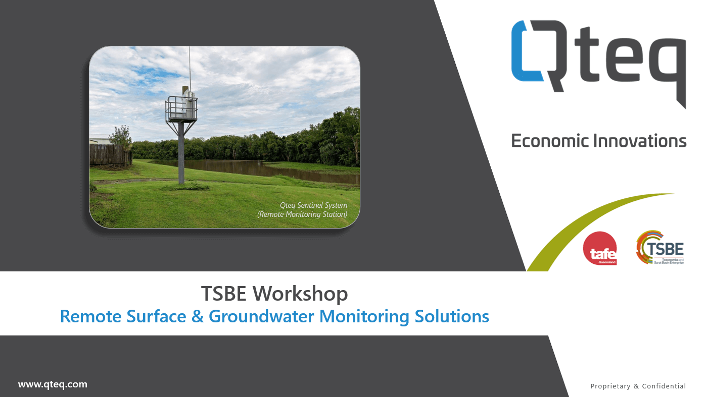 Workshop: Remote Surface & Groundwater Monitoring Solutions